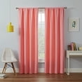thumbnail image 1 of Eclipse Kendall Kids Thermaback Blackout 42 x 63 Curtain Panel in Coral, 1 of 7