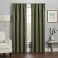 thumbnail image 1 of Eclipse Kendall Modern Blackout Curtains, 84 In Long x 42 In Wide, Artichoke, Sold as a Single Curtain Panel, 1 of 7