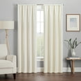 thumbnail image 1 of Eclipse Kendall Modern Blackout Curtains, 95 In Long x 42 In Wide, Ivory, Sold as a Single Curtain Panel, 1 of 7