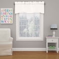 thumbnail image 1 of Eclipse Kendall Solid Scalloped Valance (1 Panel), 42 In Wide x 18 In Long, White, 1 of 6