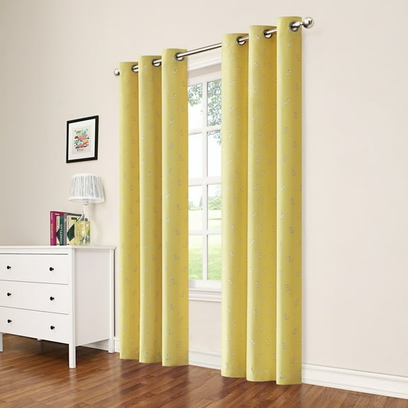 Eclipse Kids Tree Tops Blackout Single Window Curtain Panel