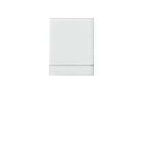 Eclipse Kylie Solid, 100% Total Blackout, Cordless Roman Shade, White, 36 x 64