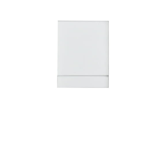 Eclipse Kylie Solid, 100% Total Blackout, Cordless Roman Shade, White, 36 x 64