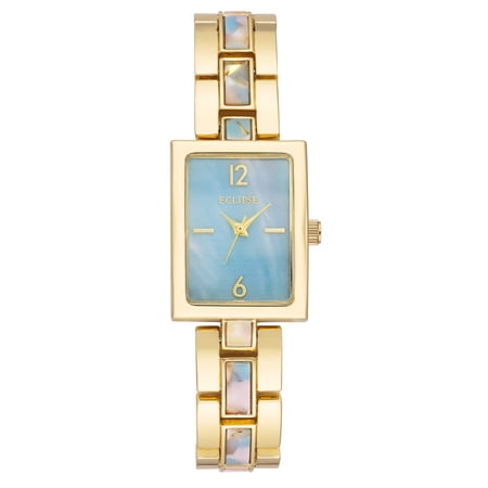 Eclipse Ladies Adult Blue Dial Tank Watch