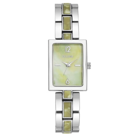 Eclipse Ladies Adult Green Dial Tank Watch