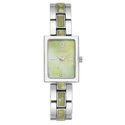 Eclipse Ladies Adult Green Dial Tank Watch