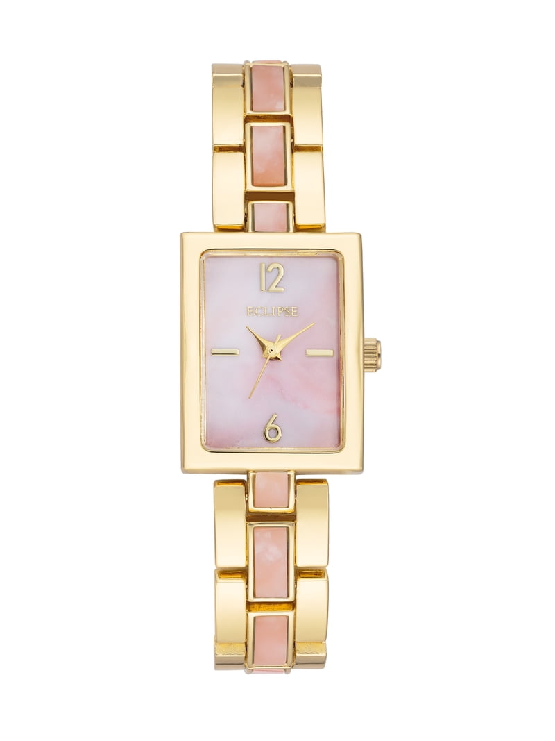 Women\'s Alloy Pink Dial Bracelet Watch Gold-Tone Classic Elegant Timepiece Royal Oak 77450OR.OO.1361OR.01 main image 2