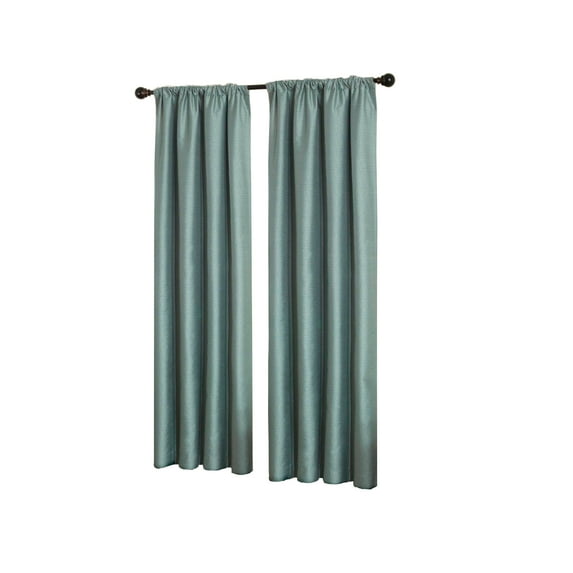 Eclipse Ludlow Fashion Blackout Window Curtain, Lake, 42 x 63