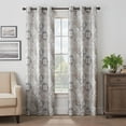thumbnail image 1 of Eclipse Absolute Zero Martina Medallion Absolute Zero 100% Blackout 40 x 95 Curtain Panel in Taupe, 1 of 6