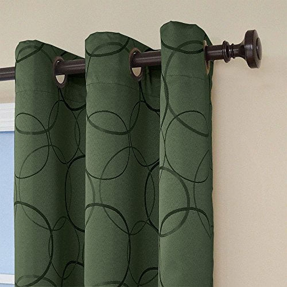 Eclipse Meridian Blackout Window Curtain Panel, Sage
