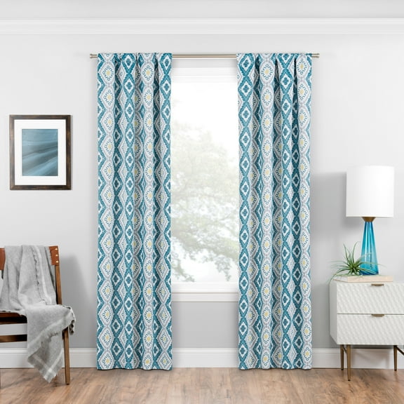 Eclipse Morrow Blackout 37 x 63 Curtain Panel in Teal