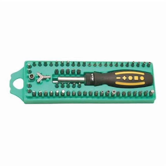 Eclipse 62 Piece Screwdriver Bit Set, 1/4" 800-081