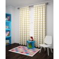 thumbnail image 1 of Eclipse My Scene Wavy Chevron Thermaback Blackout 42 x 84 Curtain Panel in Yellow, 1 of 5