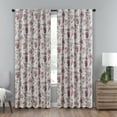 thumbnail image 1 of Eclipse Nina Thermalayer Blackout 52 x 95 Curtain Panel in Coral, 1 of 5