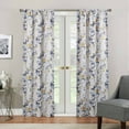thumbnail image 1 of Eclipse Paige Thermaweave Room Darkening 37 x 63 Curtain Panel in Yellow, 1 of 2