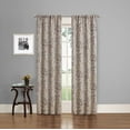 thumbnail image 1 of Eclipse Phoenix Blackout Curtain Rod Pocket Panel, Set of 2, Beige Botanical, 37" W x 84" L, 1 of 7