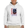 thumbnail image 1 of Eclipse Planet Techno Style Hoodie Men -Image by Shutterstock, Male 3X-Large, 1 of 4