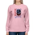 thumbnail image 1 of Eclipse Planet Techno Style Sweatshirt Women -Image by Shutterstock, Female 3X-Large, 1 of 4