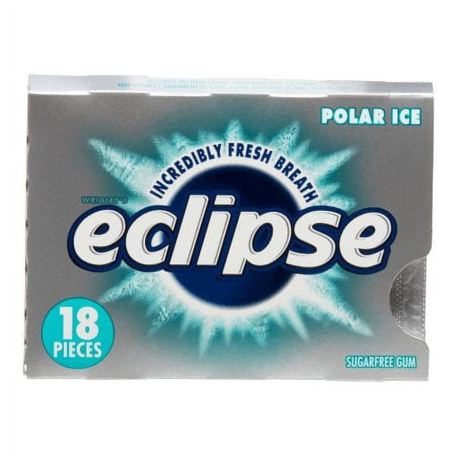 Eclipse Polar Ice Sugar Free Gum, 60 Count (Pack of 6)