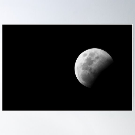 Eclipse Poster Wall Art, Modern Wall Decor, 8x12 UNFRAMED