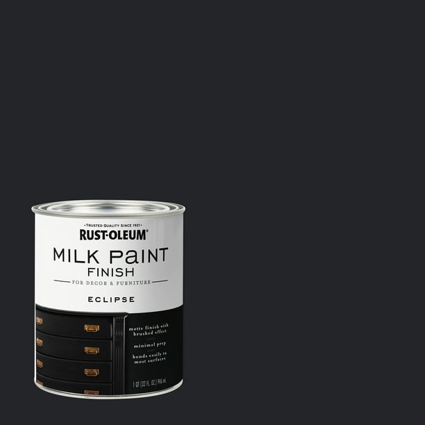 Eclipse, RustOleum Matte Milk Paint Eclipse, Quart