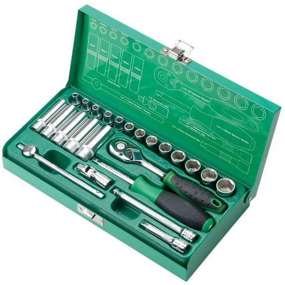 Eclipse SK-22401M Pro's Kit 24-Piece 1-4-Inch Drive Socket Tool Set