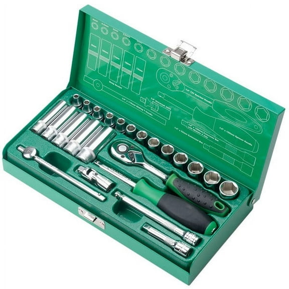 Eclipse SK-22401M Pro's Kit 24-Piece 1-4-Inch Drive Socket Tool Set