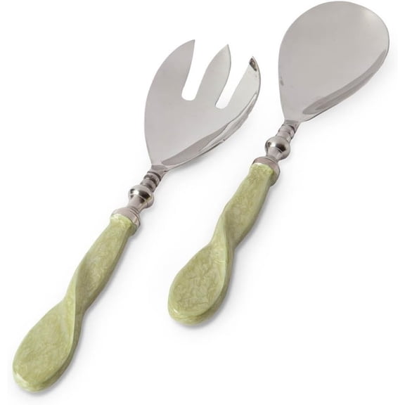 Eclipse Salad Serving Set, One Size, Celadon