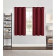 thumbnail image 1 of Eclipse Samara Blackout Grommet Single Curtain Panel, Oxblood Red, 42 x 63, 1 of 6