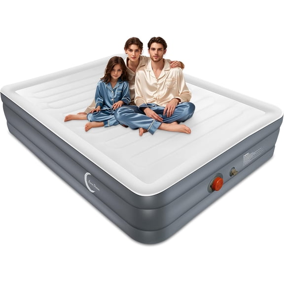 Eclipse Series Twin Air Mattress with USB Rechargeable Built-in Pump, Wireless Inflatable Airbed, Durable Leakproof Design, Portable for Home & Camping