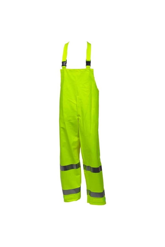 Eclipse Snap Fly Front Class E FR Overall, Fluorescent Yellow & Green - 3XL