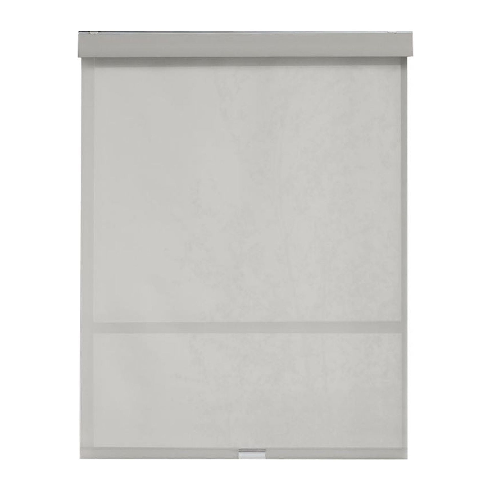 Eclipse Solar Cordless Light Filtering Privacy Roller Shade, Grey, 34 x 72