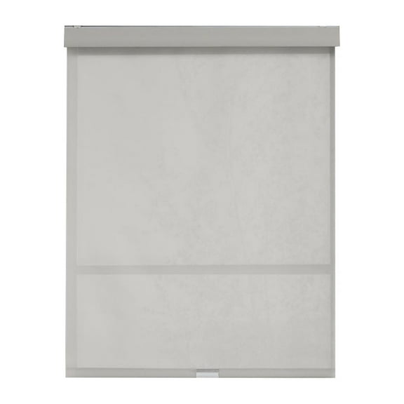 Eclipse Solar Cordless Light Filtering Privacy Roller Shade, Grey, 48 x 72