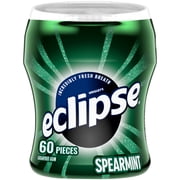 Eclipse Spearmint Sugar Free Chewing Gum Bulk pack - 60 Pieces Bottle