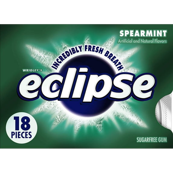 Eclipse Spearmint Sugarfree Gum (Pack of 32)