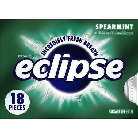 Eclipse Spearmint Sugarfree Gum (Pack of 6)