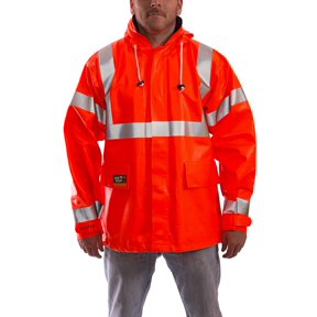 Eclipse Standard High Visibility Jacket, Safety Orange, Small CA3