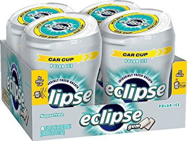 Eclipse Sugarfree Gum Polar Ice, 60 Pieces, Chewing Gum