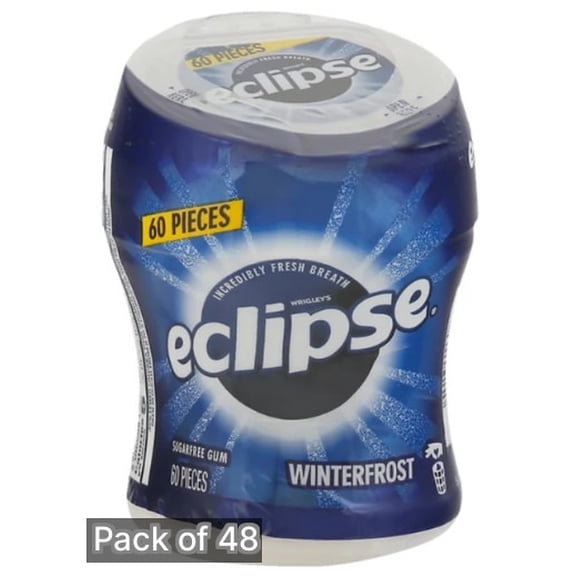 Eclipse Sugar-Free Gum Winterfrost (Pack of 48)