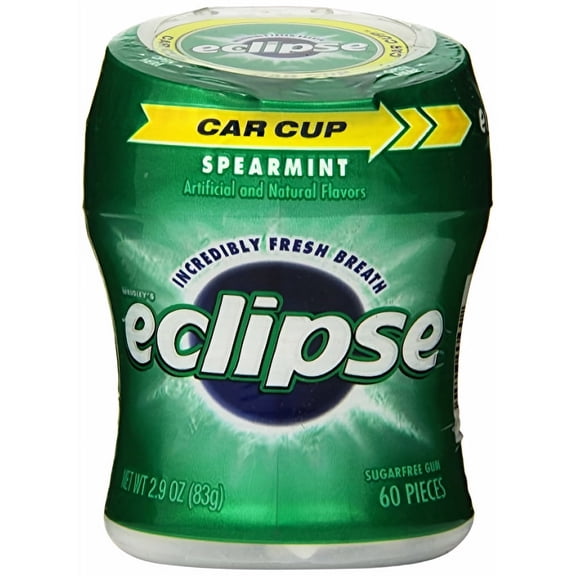 Eclipse Sugar Free Spearmint Gum 2.9 oz (Pack of 5)