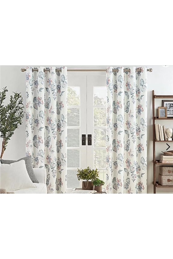 Summit Botanical Energy Saving Blackout Back-tab Single Curtain Panel