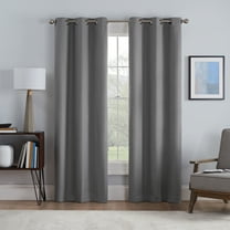 Eclipse Talisa Absolute Zero 100% Blackout 37 x 84 Panel Pair in Grey