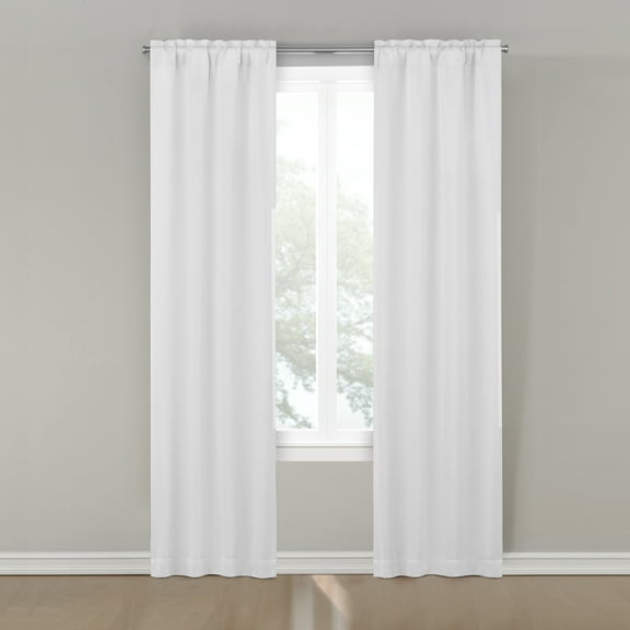 Eclipse Thermaliner Thermal Backed Blackout Panel Pair, 80 long x 54 in wide, White