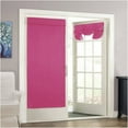 thumbnail image 1 of Eclipse Tricia French Door Panel, Room Darkening Door Curtain for Privacy, 26 in Wide x 68&nbsp;in Long, Pink, 1 of 4