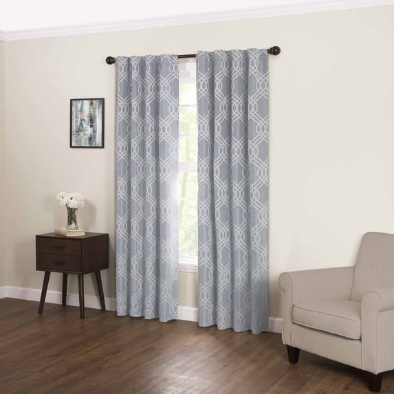Eclipse Zana Trellis Fashion Blackout Curtain Panel