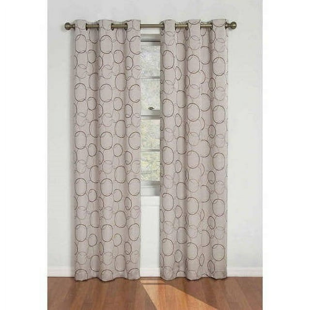 Eclipse Zodiac Blackout Grommet Curtain Panel, Linen, 42 x 84
