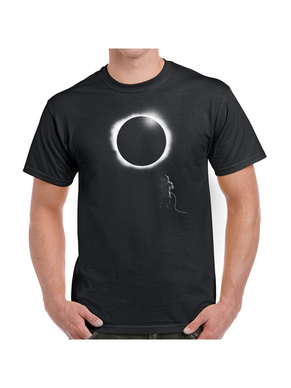 Eclipse and Astronaut T-Shirt Space Sun and Moon birthday gift