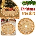 thumbnail image 1 of EclipseJewels 47 Inch Gingerbread Man Christmas Tree Skirt Craft Christmas Decorations for Home Party Festive Holiday Decor and Seasonal Tree Cover, 1 of 5