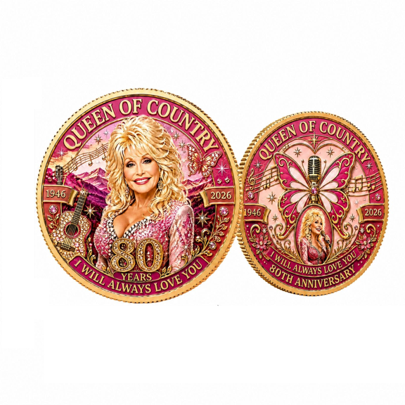 EclipseJewels 80th Anniversary Collectible Coin Novelty - Keepsake Gift for Collectors and Display, Fun Commemorative Token for Fans, Display and Gift