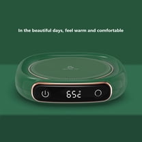 EclipseJewels Electric Coffee Mug Warmer & Cup Set for Desk, Auto Shut Off with 3 Temperature Settings, Smart Cup Warmer for Heating Coffee, Milk, Beverages,Dark Green